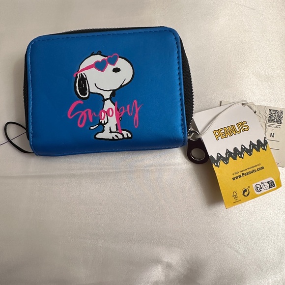 Peanuts Handbags - Peanuts Blue Snoopy Wallet